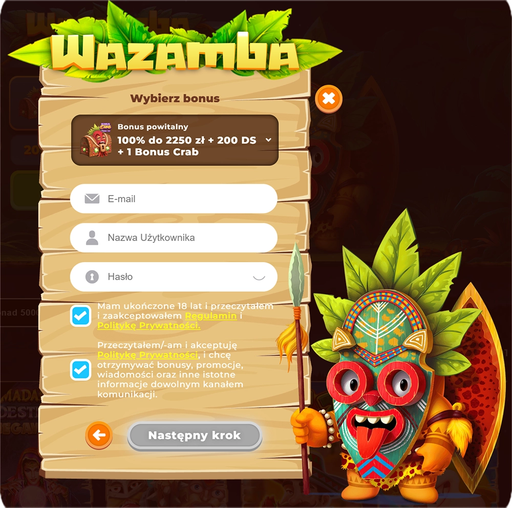 wazamba login